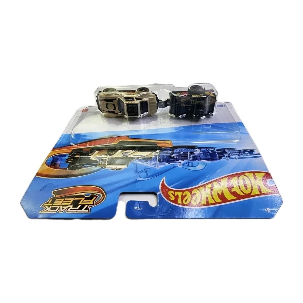 Hot Wheels Track Fleet Porsche 911 Off-Roader Black with Trailer HYT56 New - Picture 6 of 12